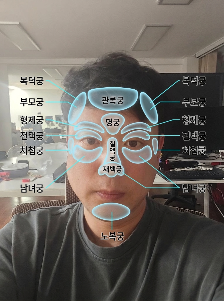 관상 분석 사진