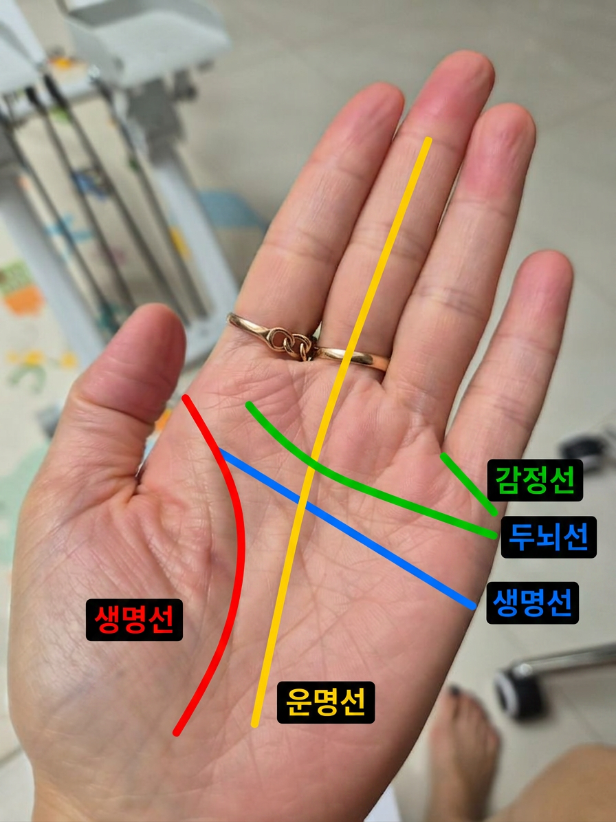 손금 분석 결과
