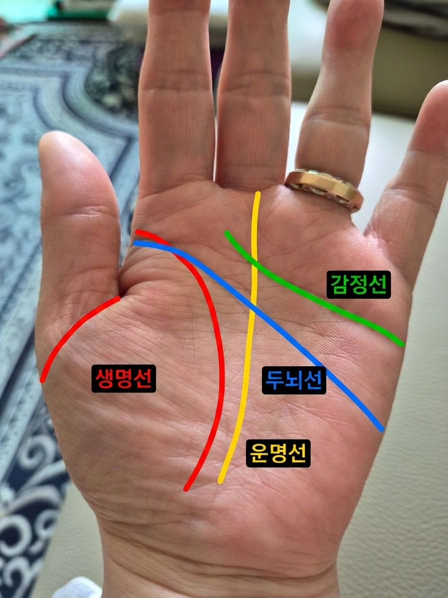 손금 분석 결과