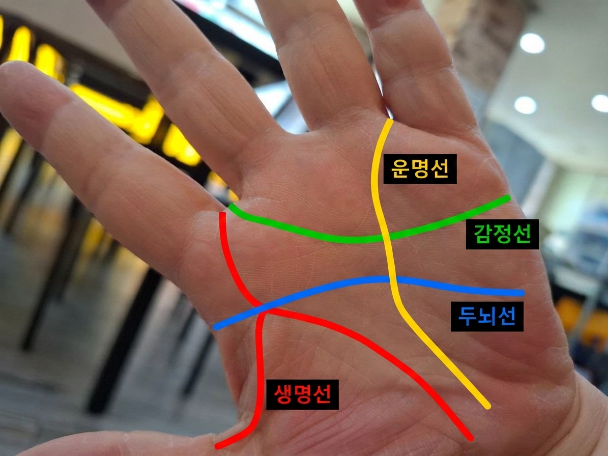 손금 분석 결과